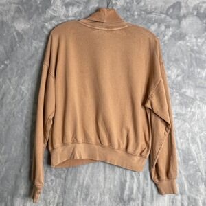 J. Crew Magic Rinse Tan Turtleneck Sweatshirt